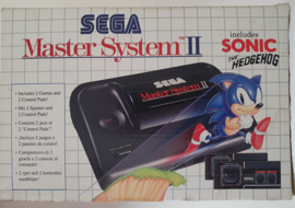 Sega Master System II Sonic the Hedgehog Edition (Boxed - part of inlay missing)