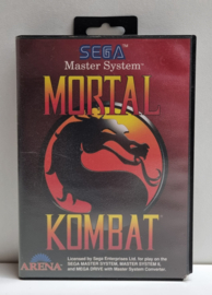 Master System Mortal Kombat (cart +box)