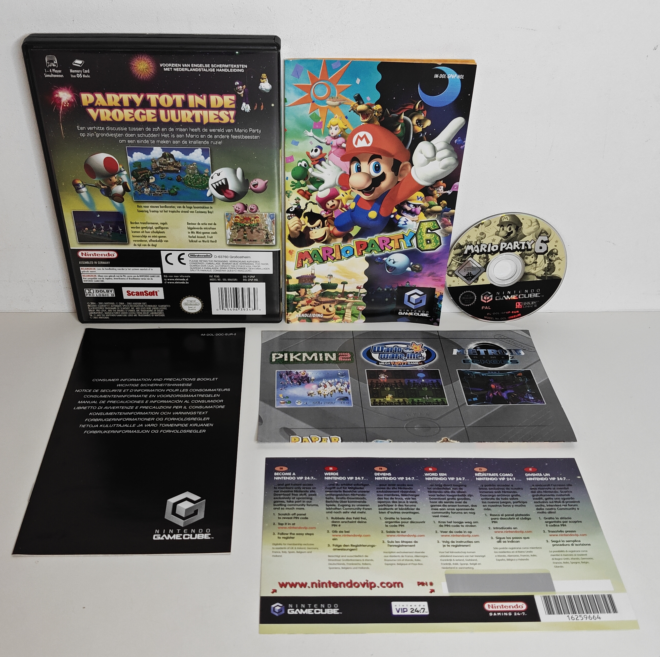 Gamecube Mario Party 6 (CIB) HOL