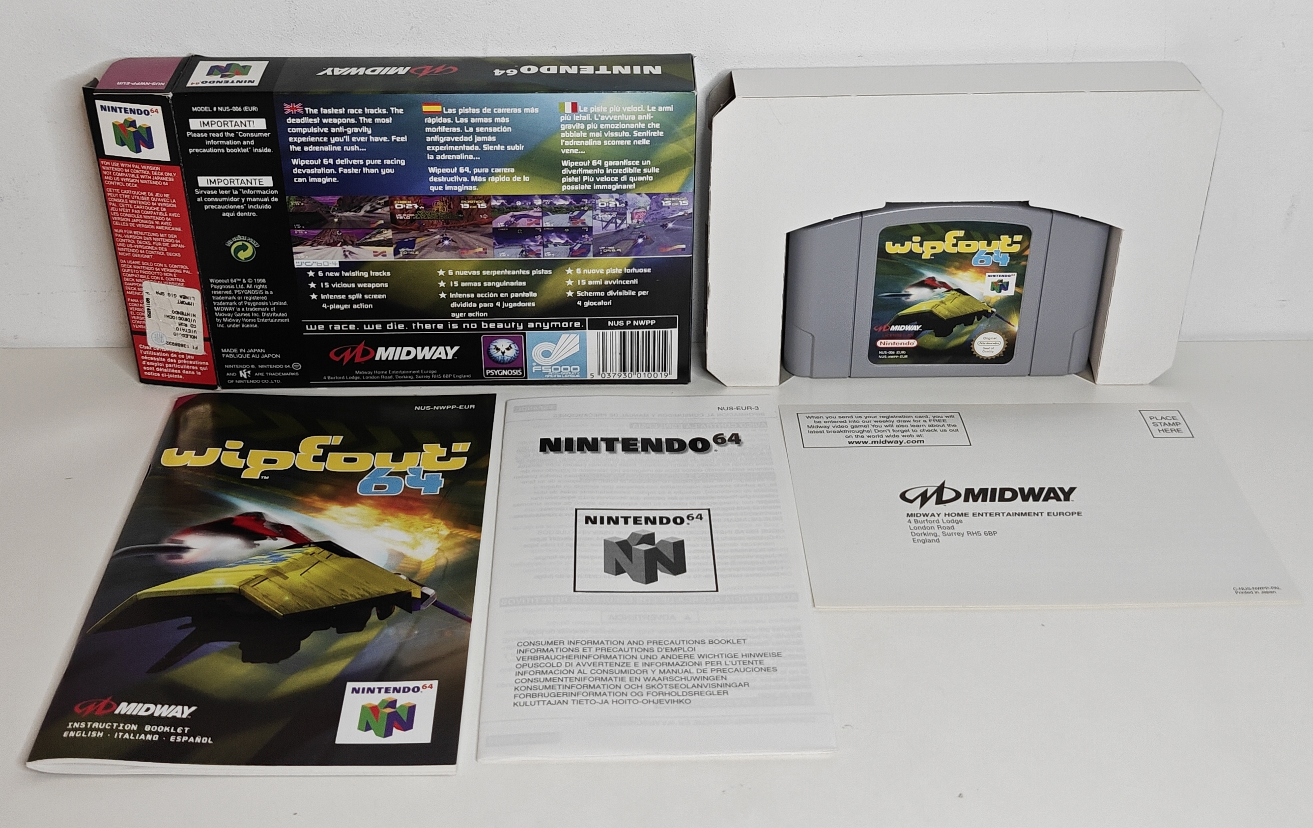 N64 Wipeout 64 (CIB) EUR