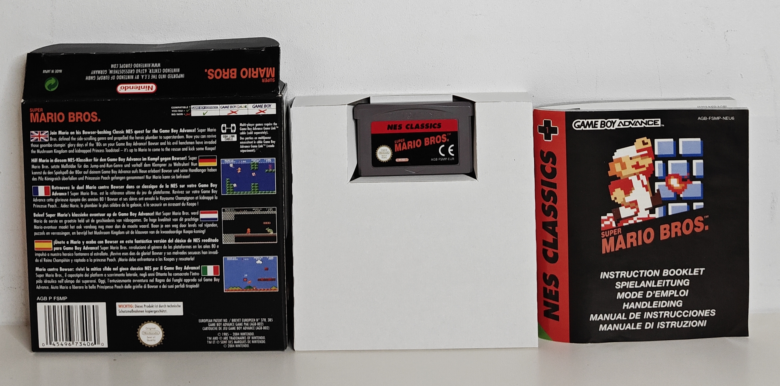 GBA NES Classics 1 Super Mario Bros. (CIB) NEU6