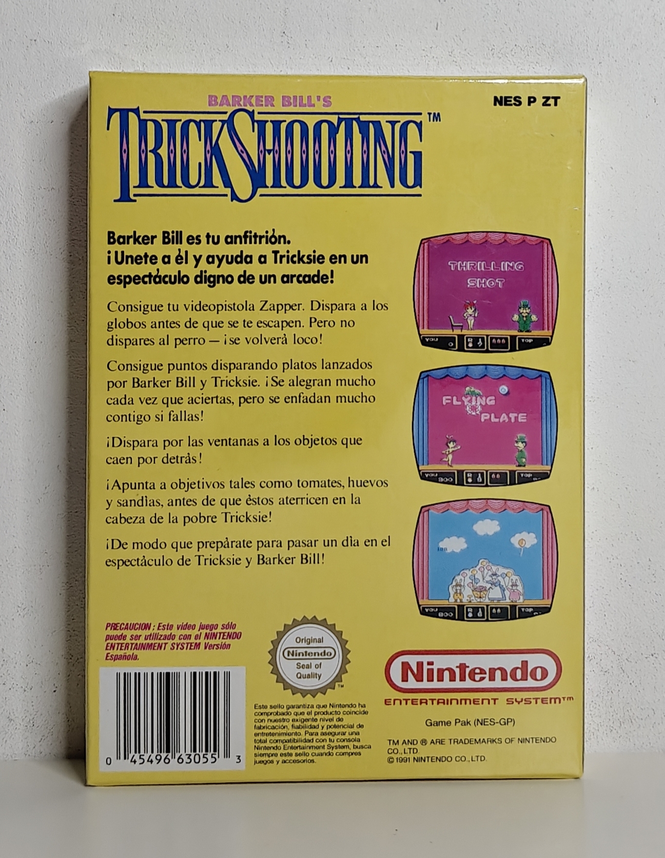 NES Barker Bill's Trick Shooting (factory sealed) ESP