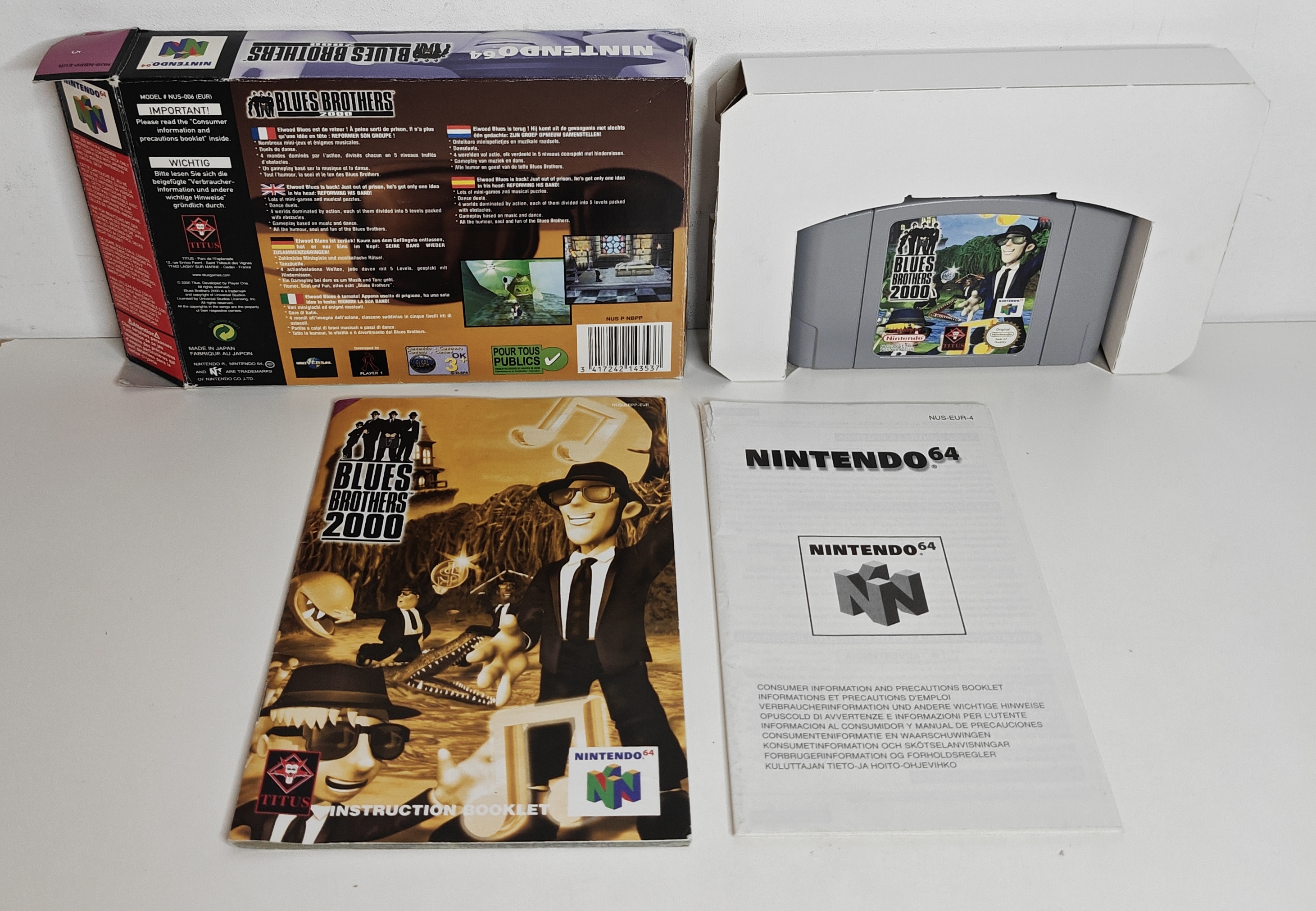 N64 Blues Brothers 2000 (CIB)