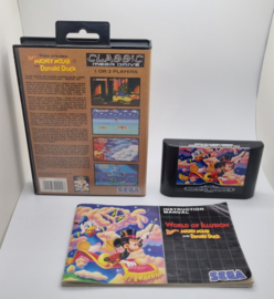 Megadrive World of Illusion - Starring Mickey Mouse and Donald Duck Classic (CIB)