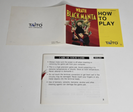 NES Wrath of the Black Manta (CIB) UKV -PAL A version-