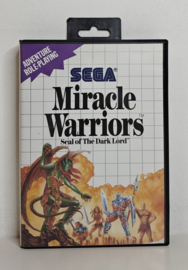 Master System Miracle Warriors - Seal of the Dark Lord (CIB) Master System Miracle Warriors - Seal of the Dark Lord (CIB)