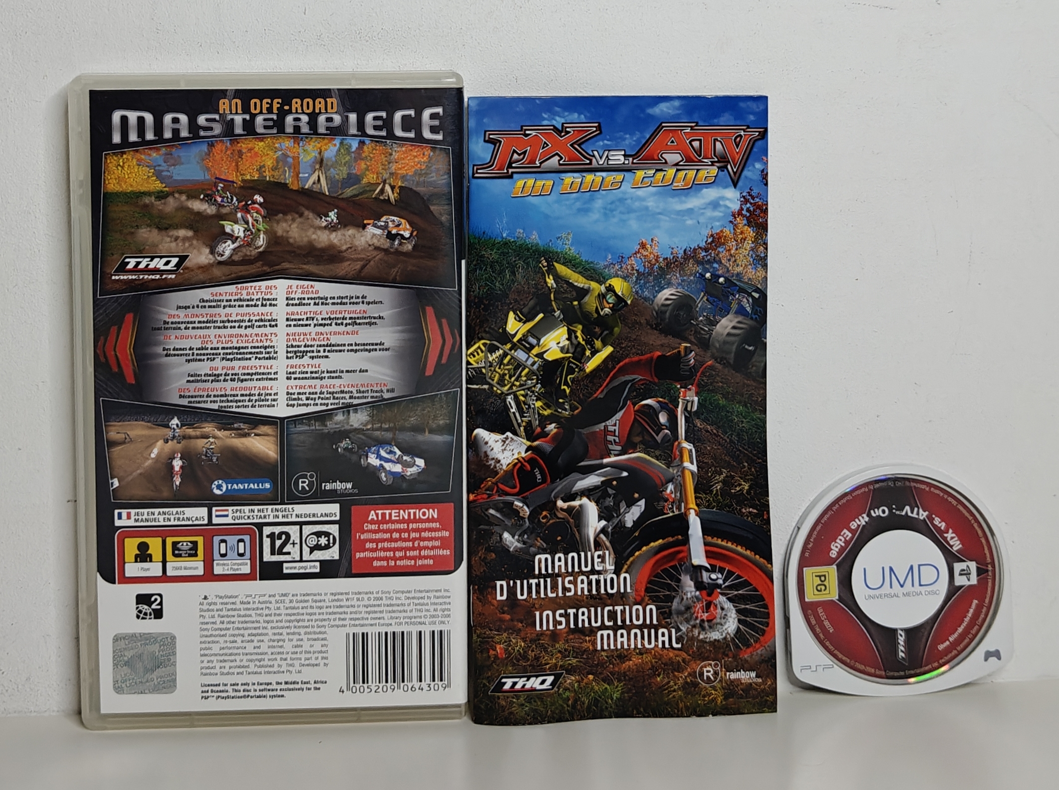 PSP MX VS. ATV On the Edge (CIB)