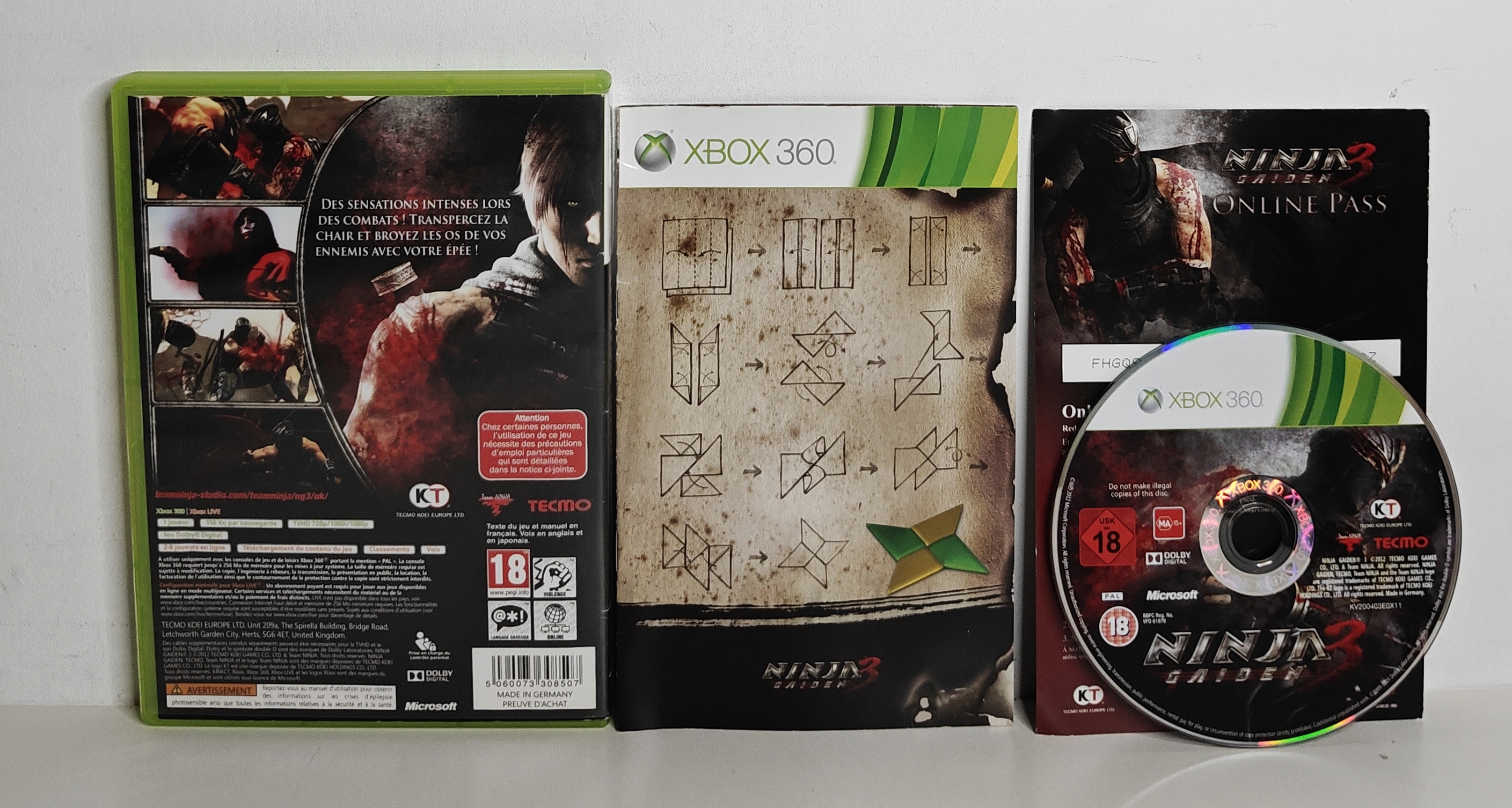 Xbox 360 Ninja Gaiden 3 (CIB)