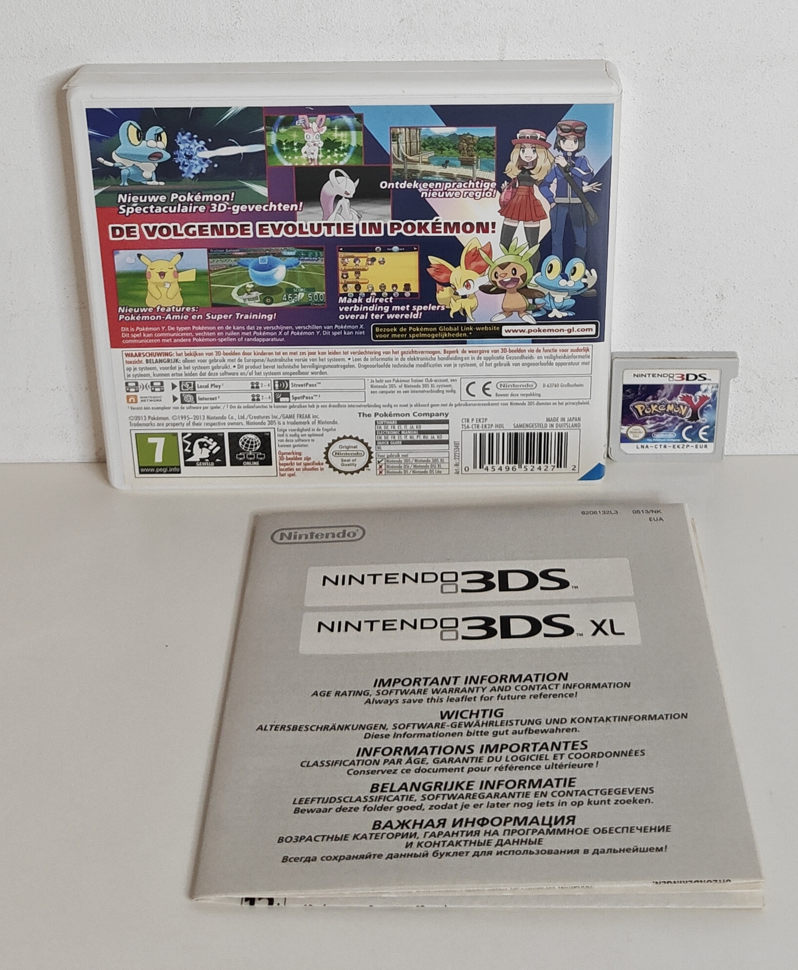 3DS Pokémon Y (CIB) HOL