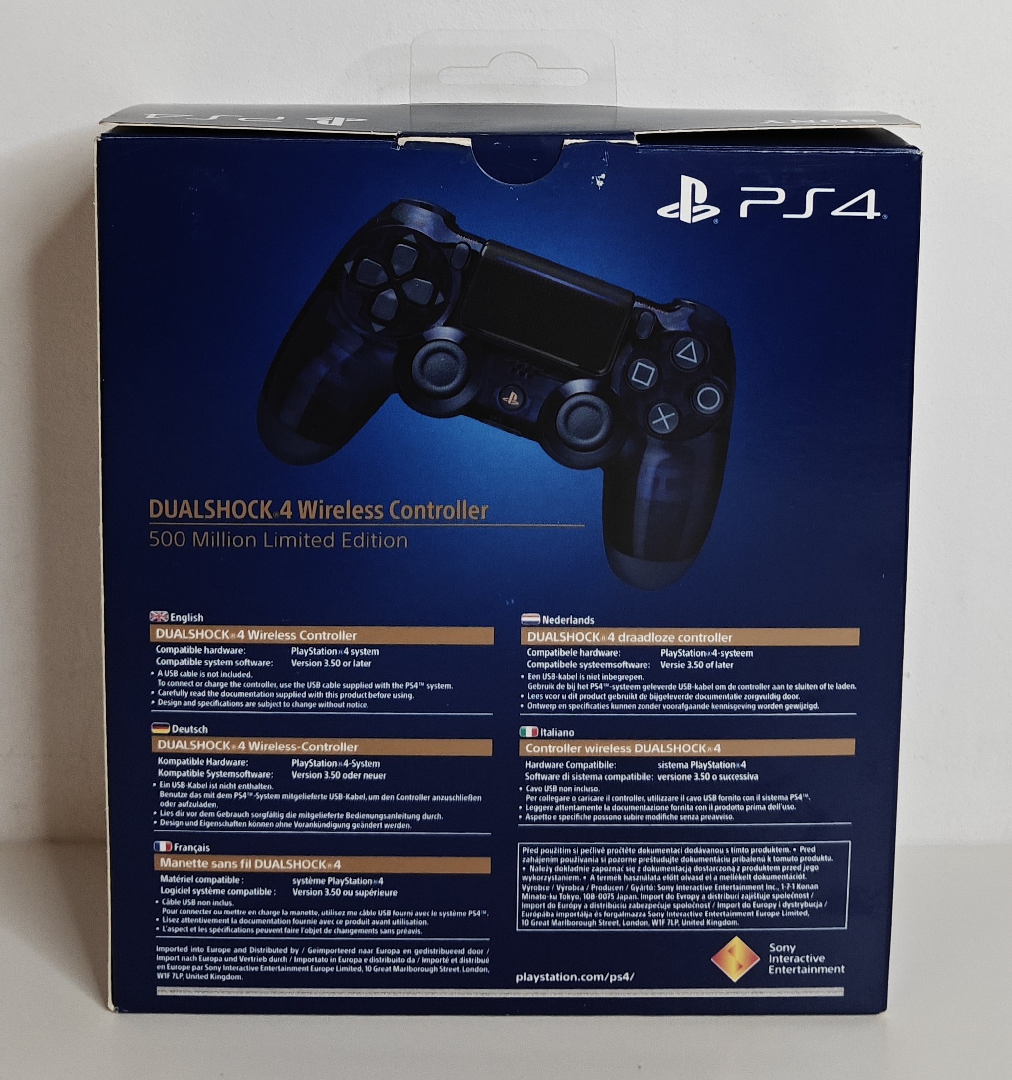 PS4 Dualshock 4 - 500 Million Limited Edition (complete)