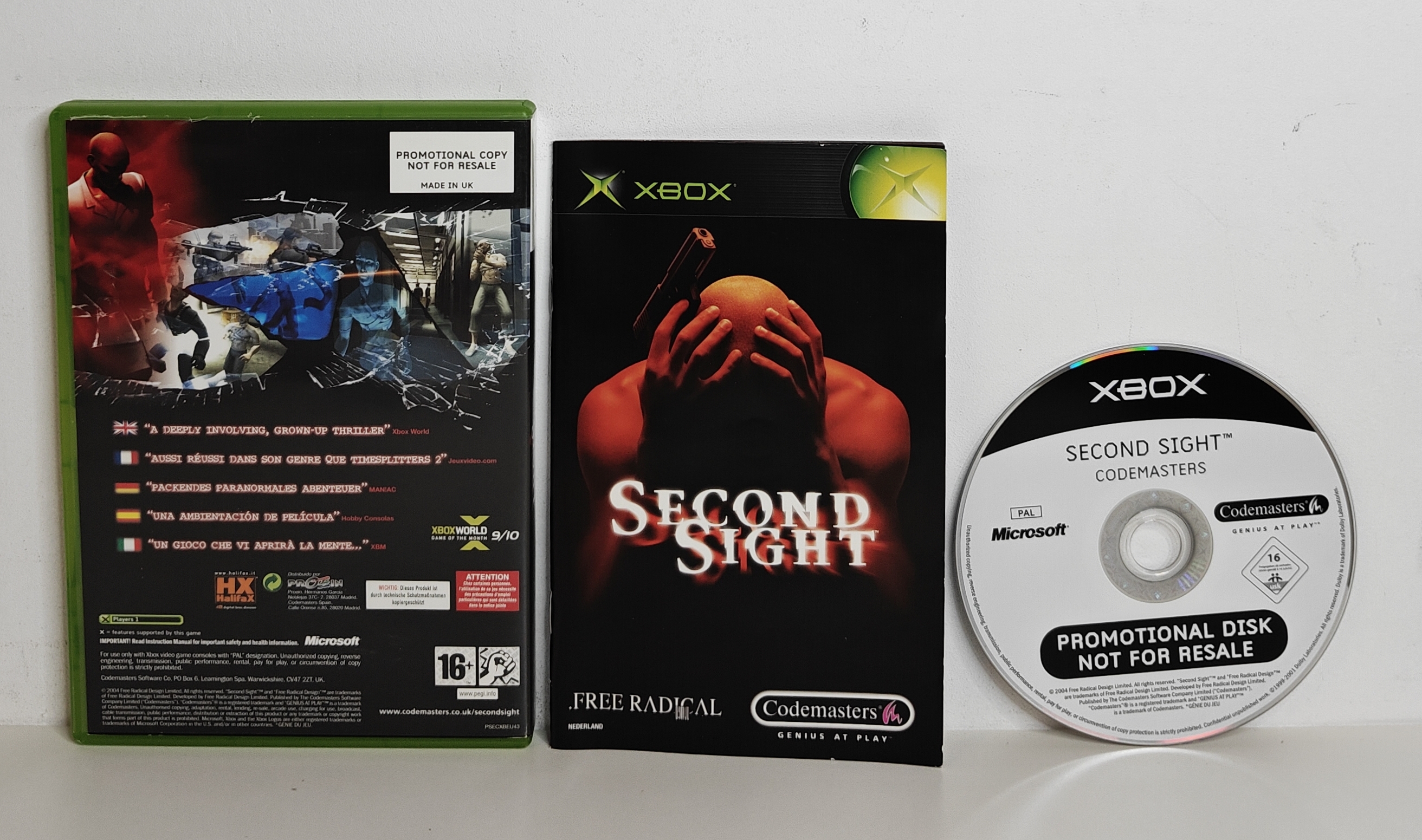Xbox Second Sight {Limited Edition} (promo copy)