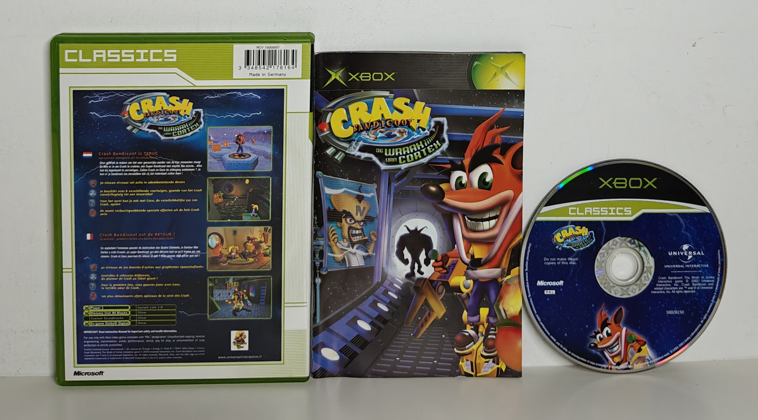 Xbox Crash Bandicoot - De Wraak van Cortex Classics (CIB)