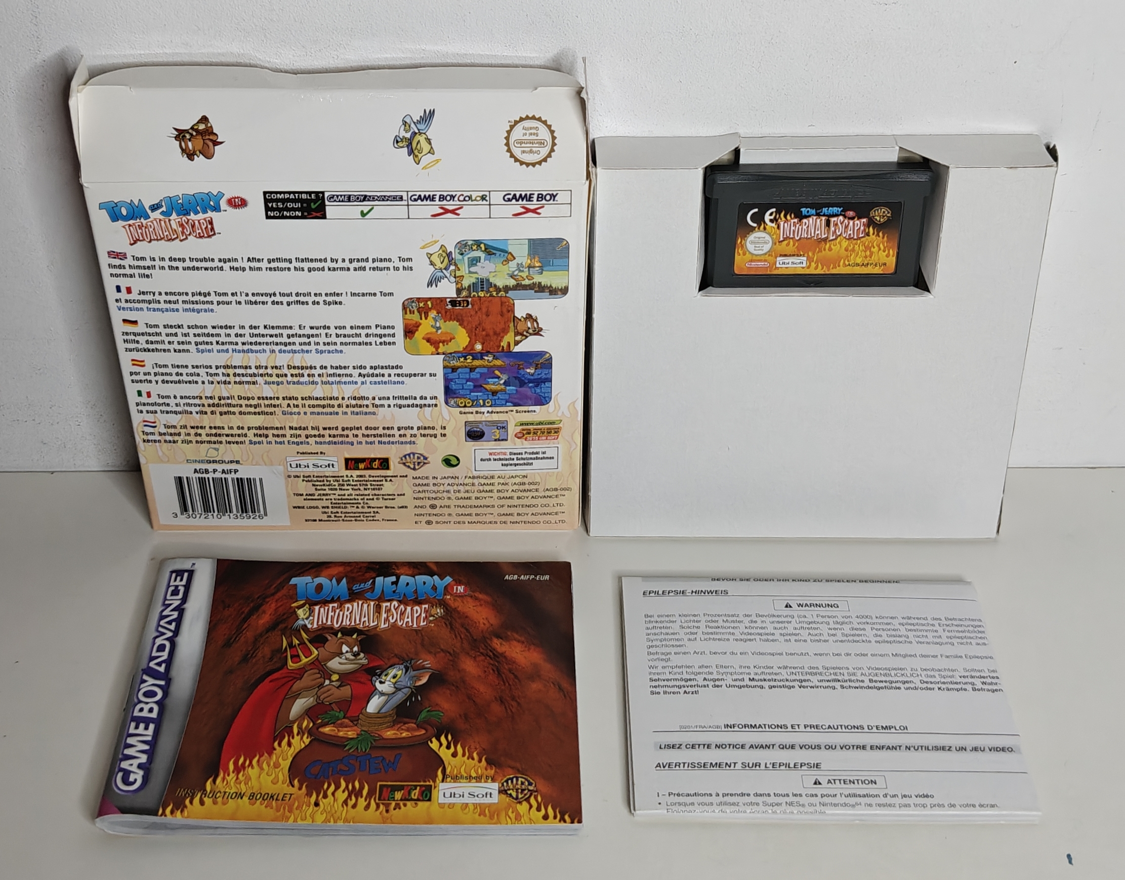 GBA Tom & Jerry in Infurnal Escape (CIB) EUR