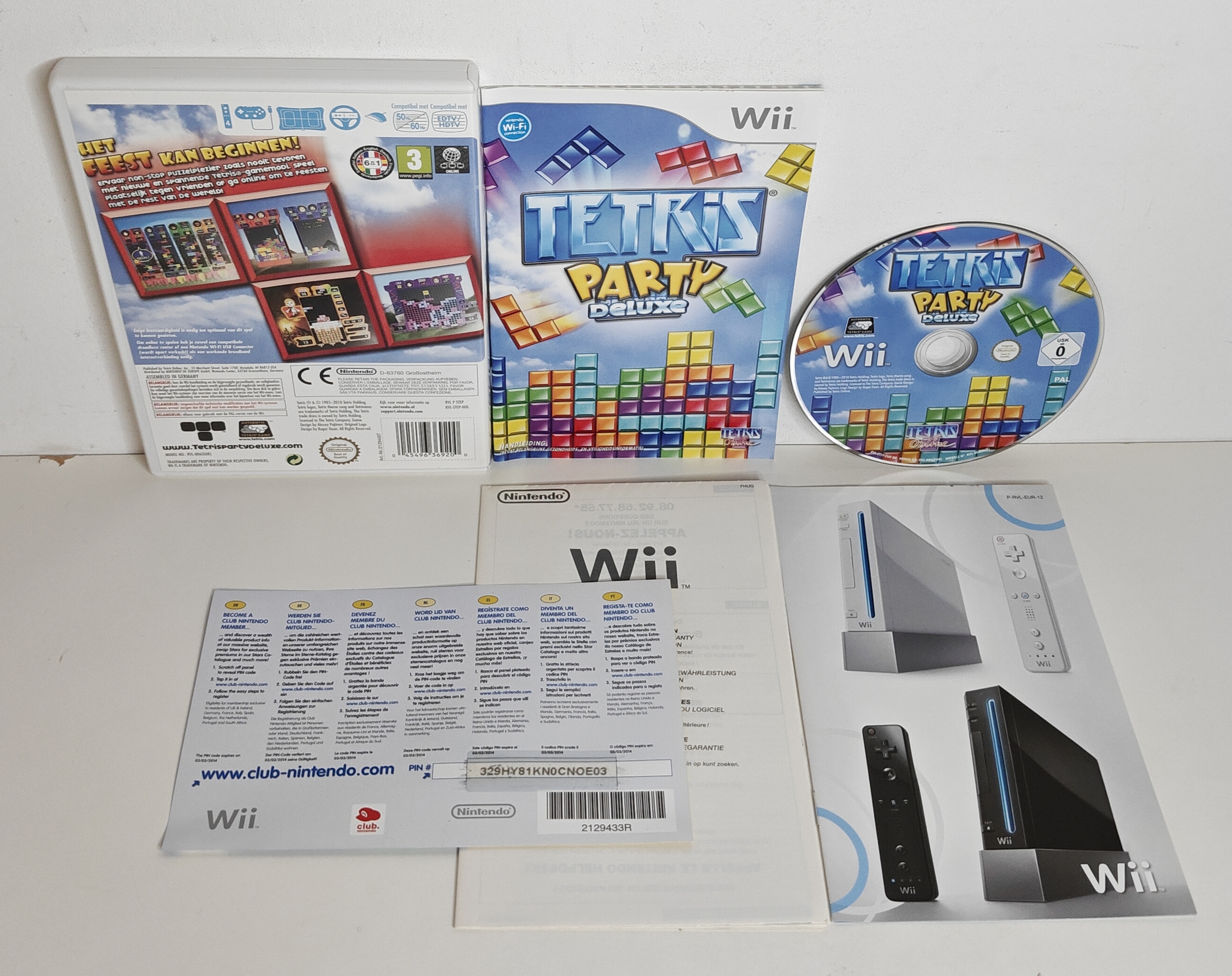 Wii Tetris Party Deluxe (CIB) HOL