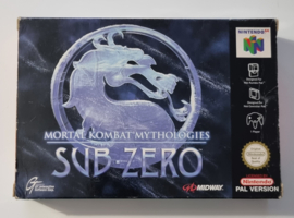 N64 Mortal Kombat Mythologies Sub-Zero (CIB) EUR