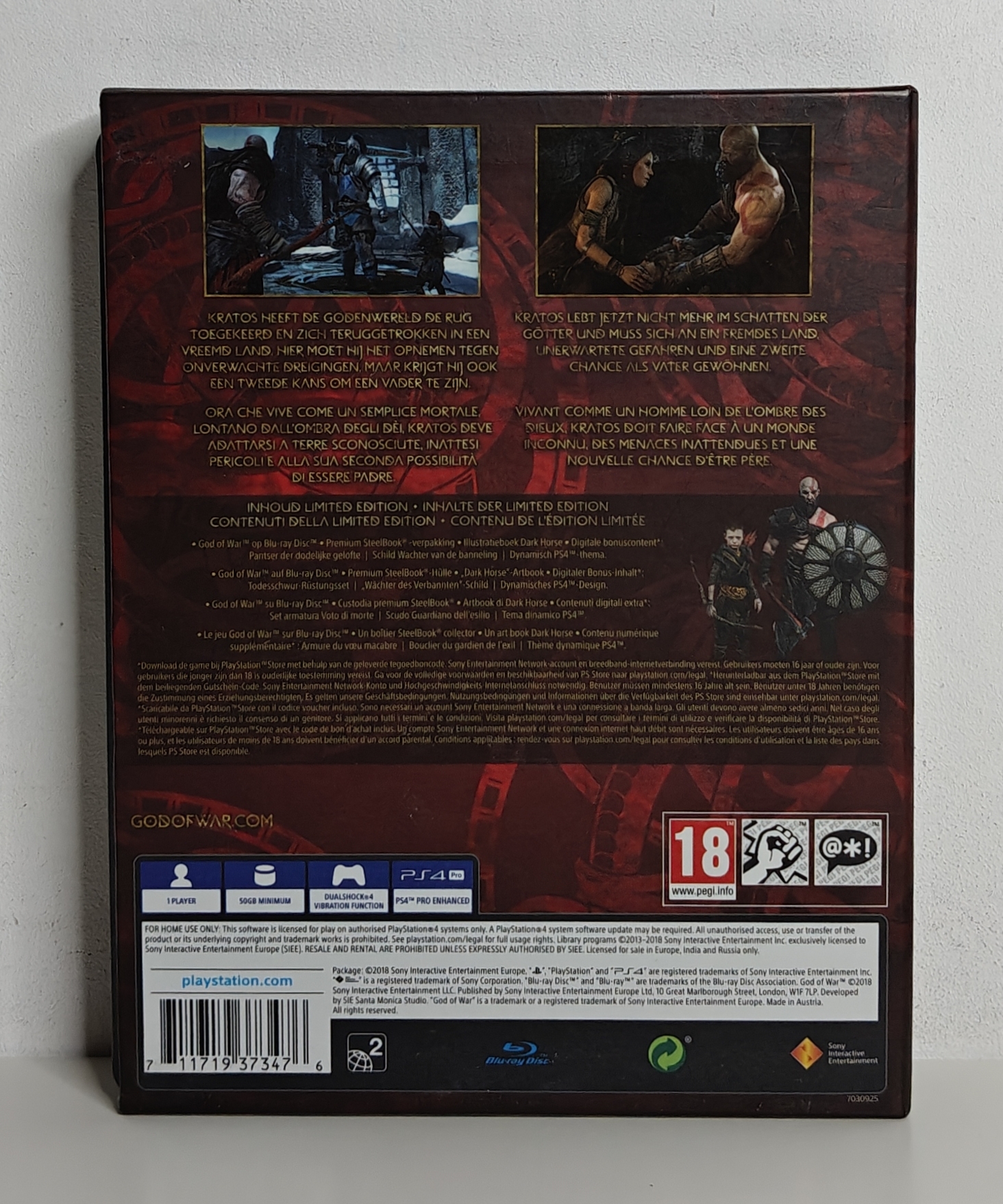 PS4 God of War Limited Edition (CIB)
