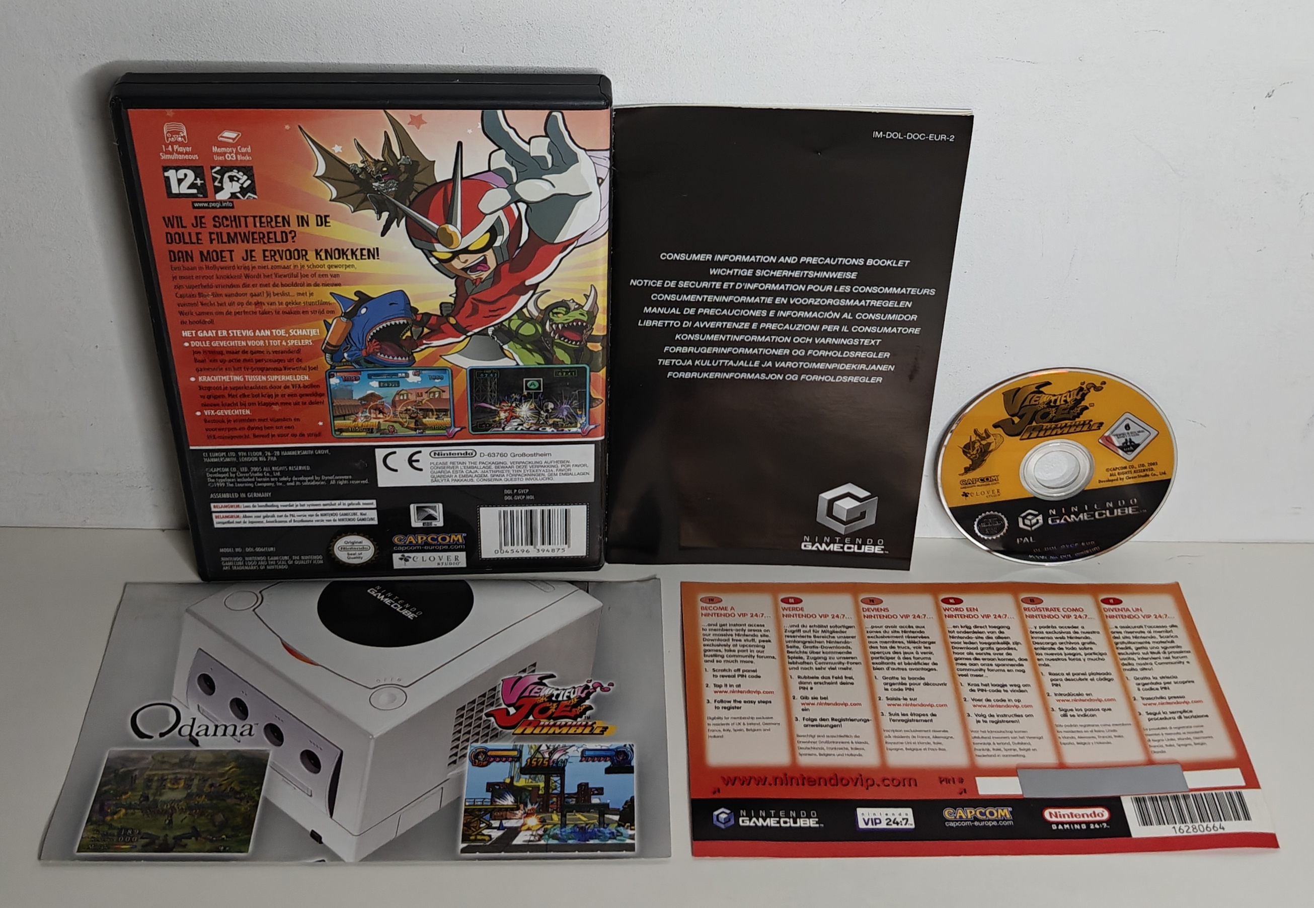 Gamecube Viewtiful Joe - Red Hot Rumble (boxed) HOL
