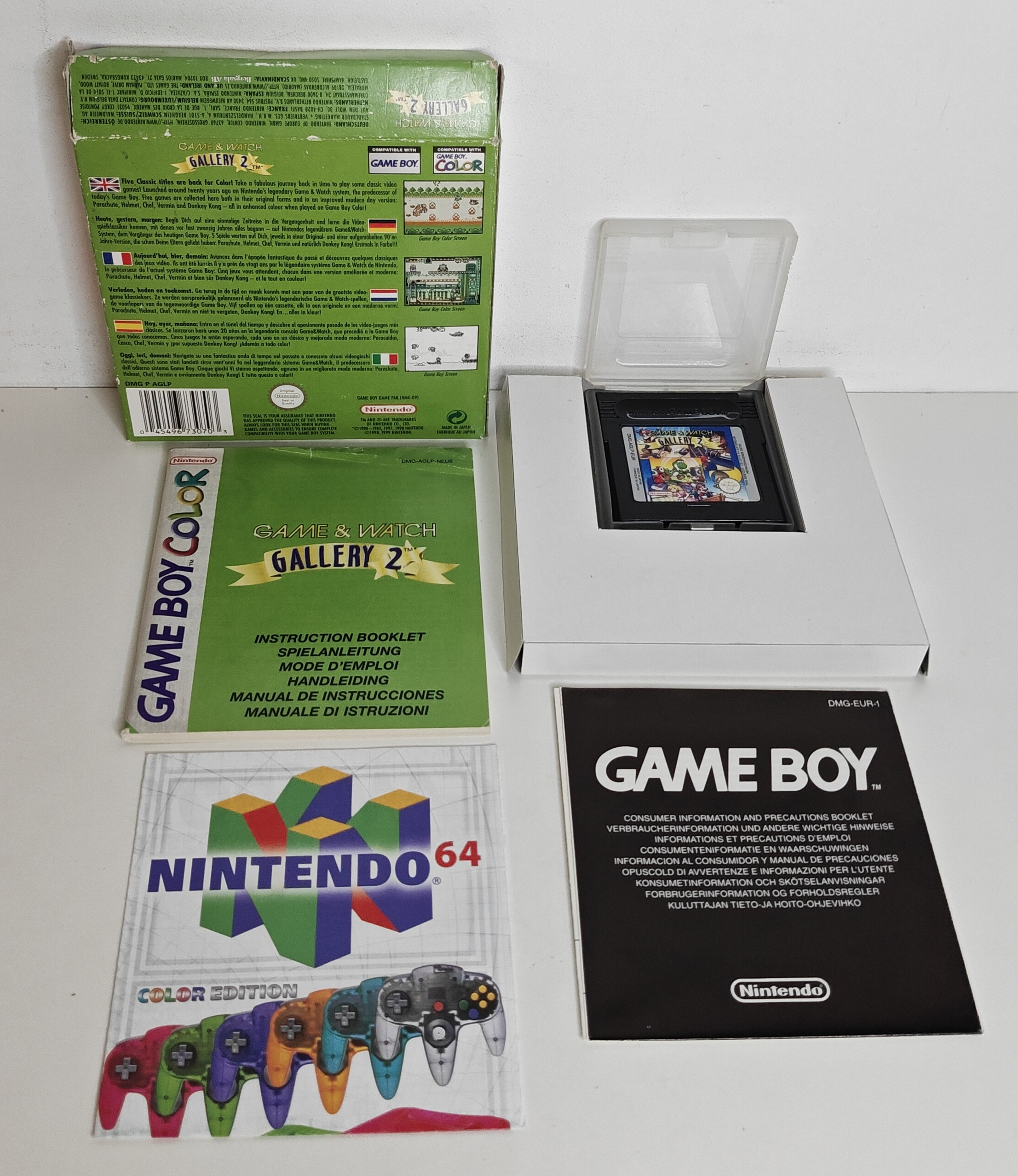 GBC Game & Watch Gallery 2 (CIB) NEU6-2