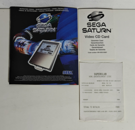 Sega Saturn Video CD Card including sampler (complete)