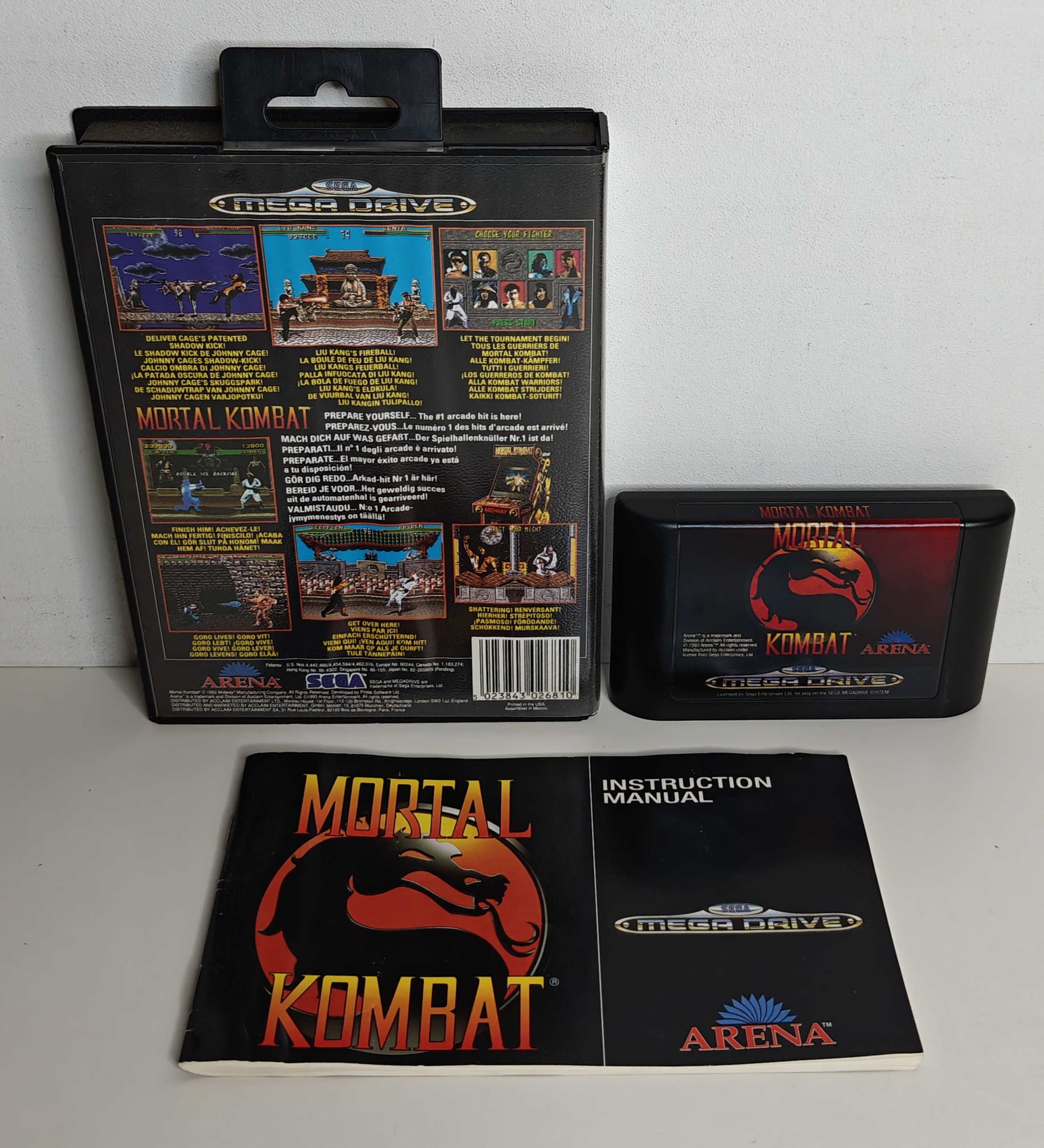 Megadrive Mortal Kombat (CIB)