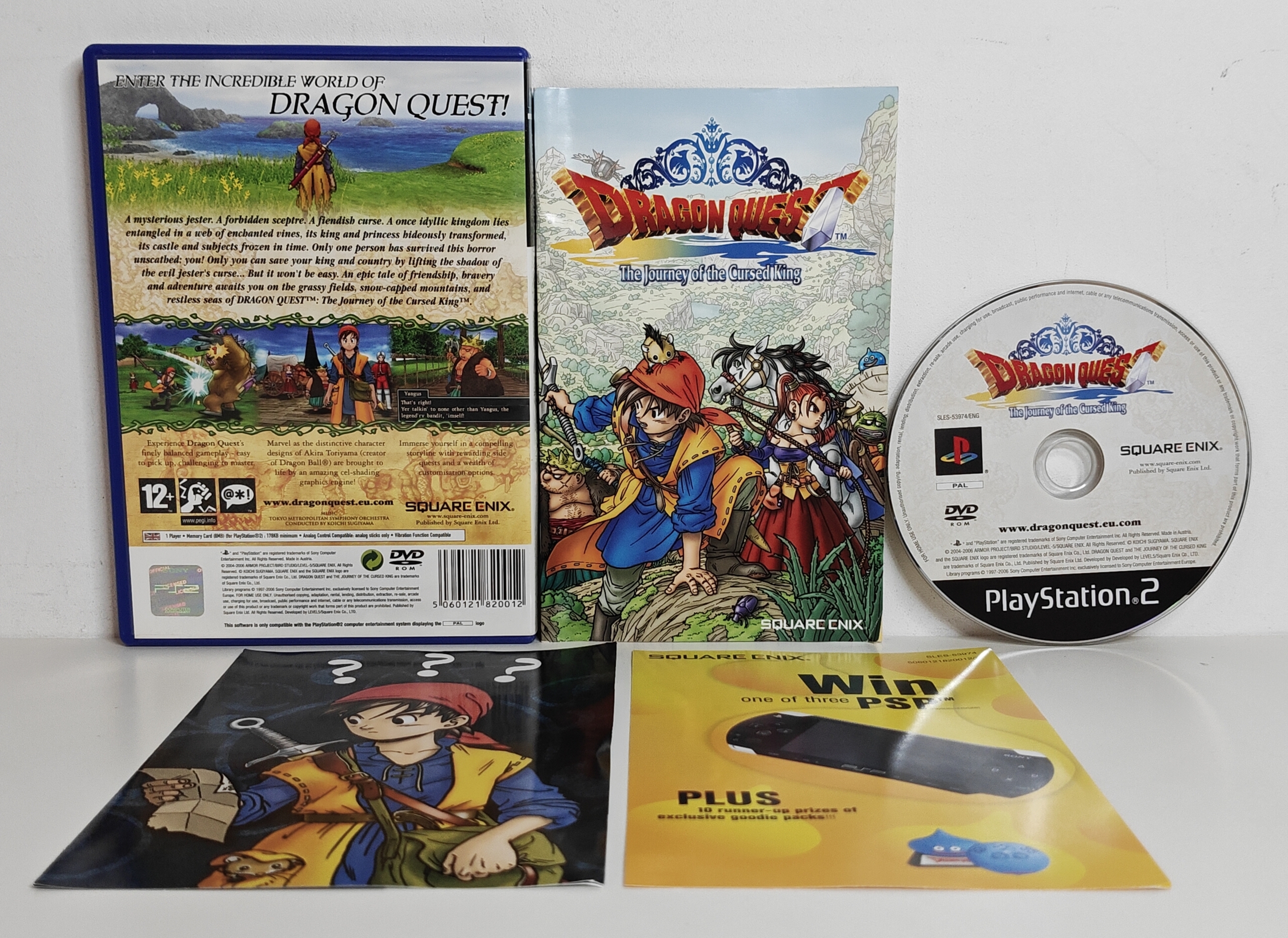 PS2 Dragon Quest The Journey of the Cursed King (CIB)