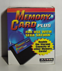 Memory Card Plus for use with Sega Saturn (complete)