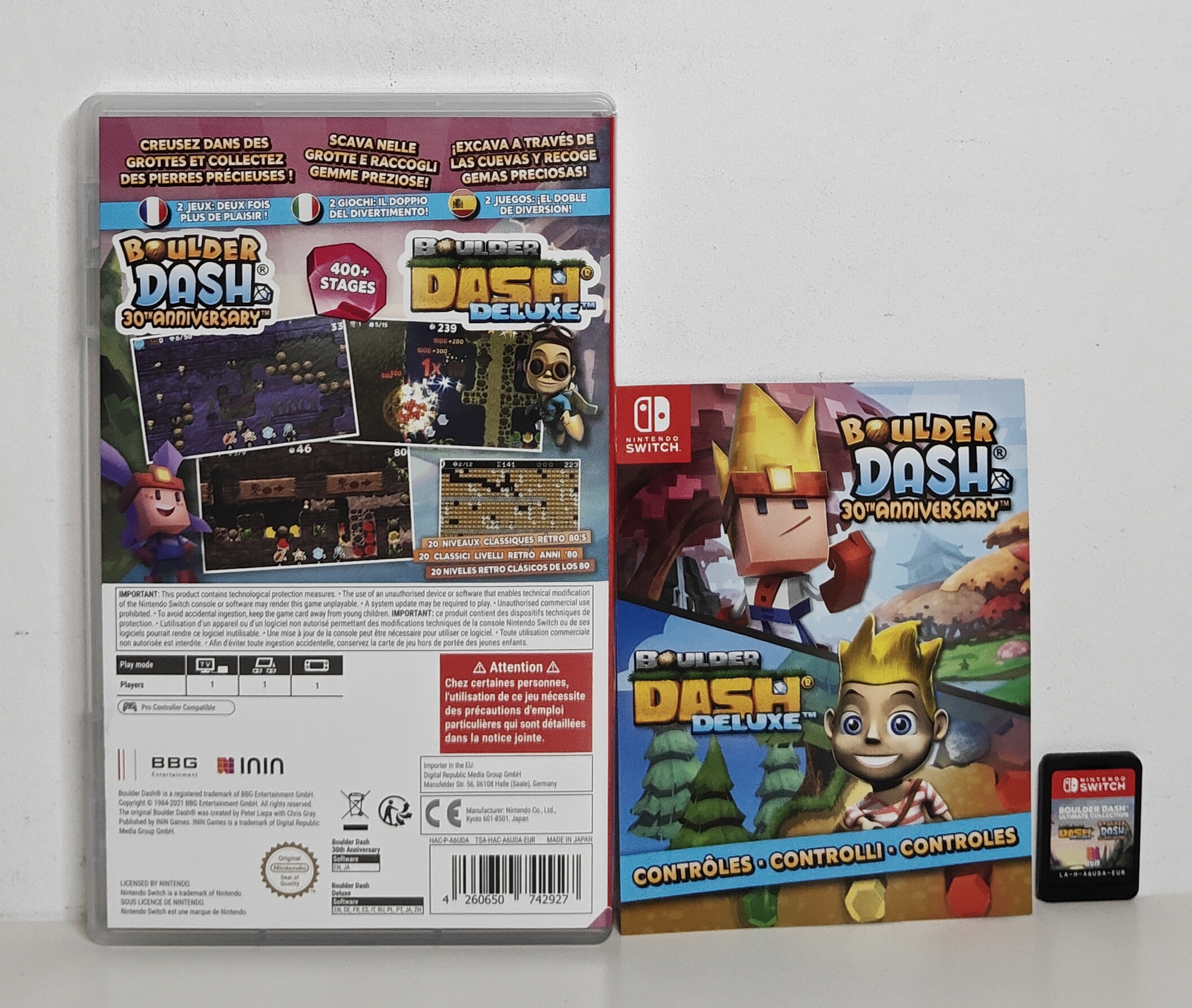 Switch Boulder Dash Ultimate Collection (CIB) EUR
