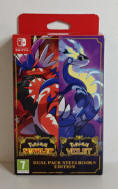 Switch Pokémon Scarlet / Pokémon Violet Dual Pack Steelbook Edition (factory sealed) HOL