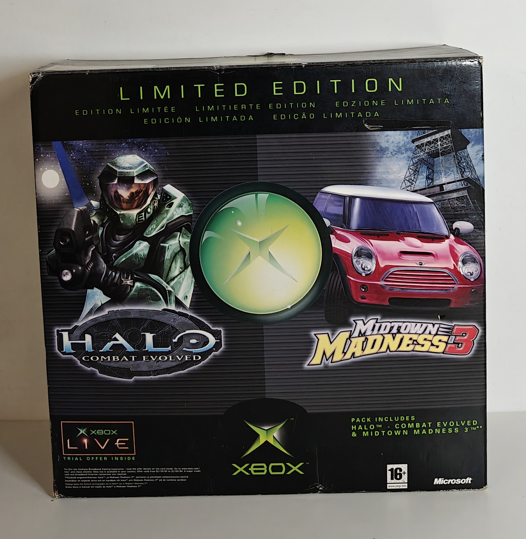 Xbox Halo + Midtown Madness 3 Limited Edition Console Bundle (complete)