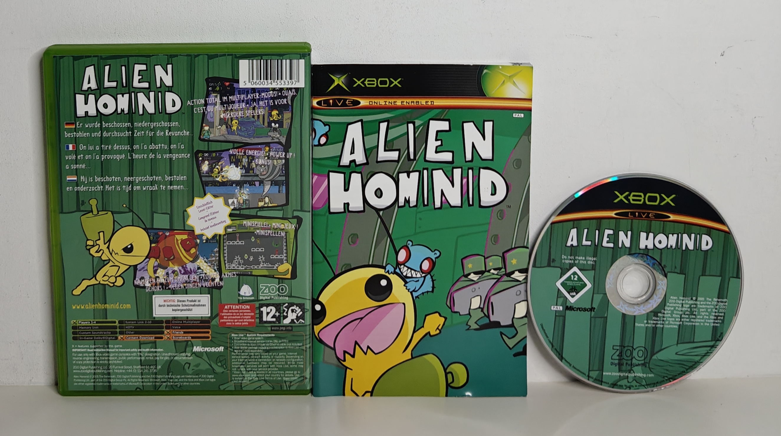 Xbox Alien Hominid (CIB)
