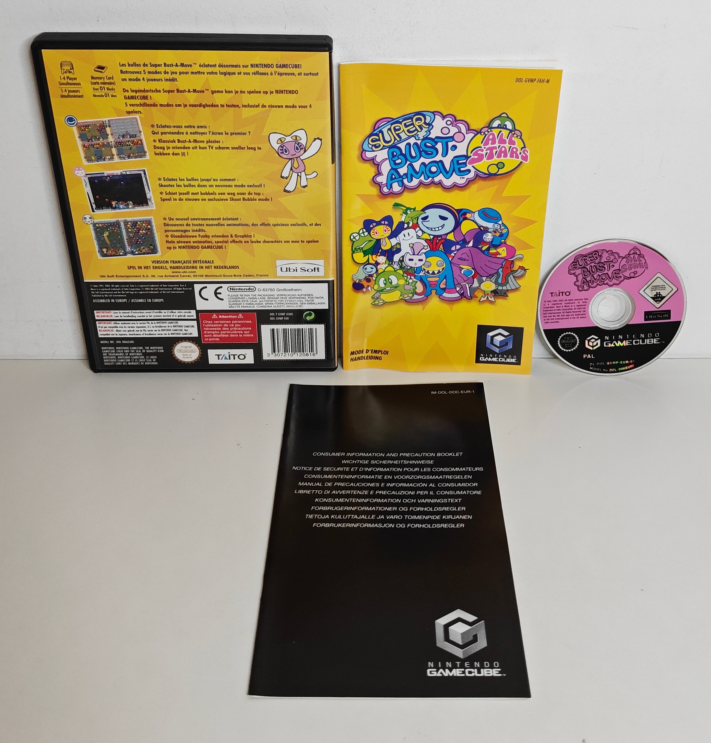Gamecube Super Bust-a-Move All-Stars (CIB) FAH