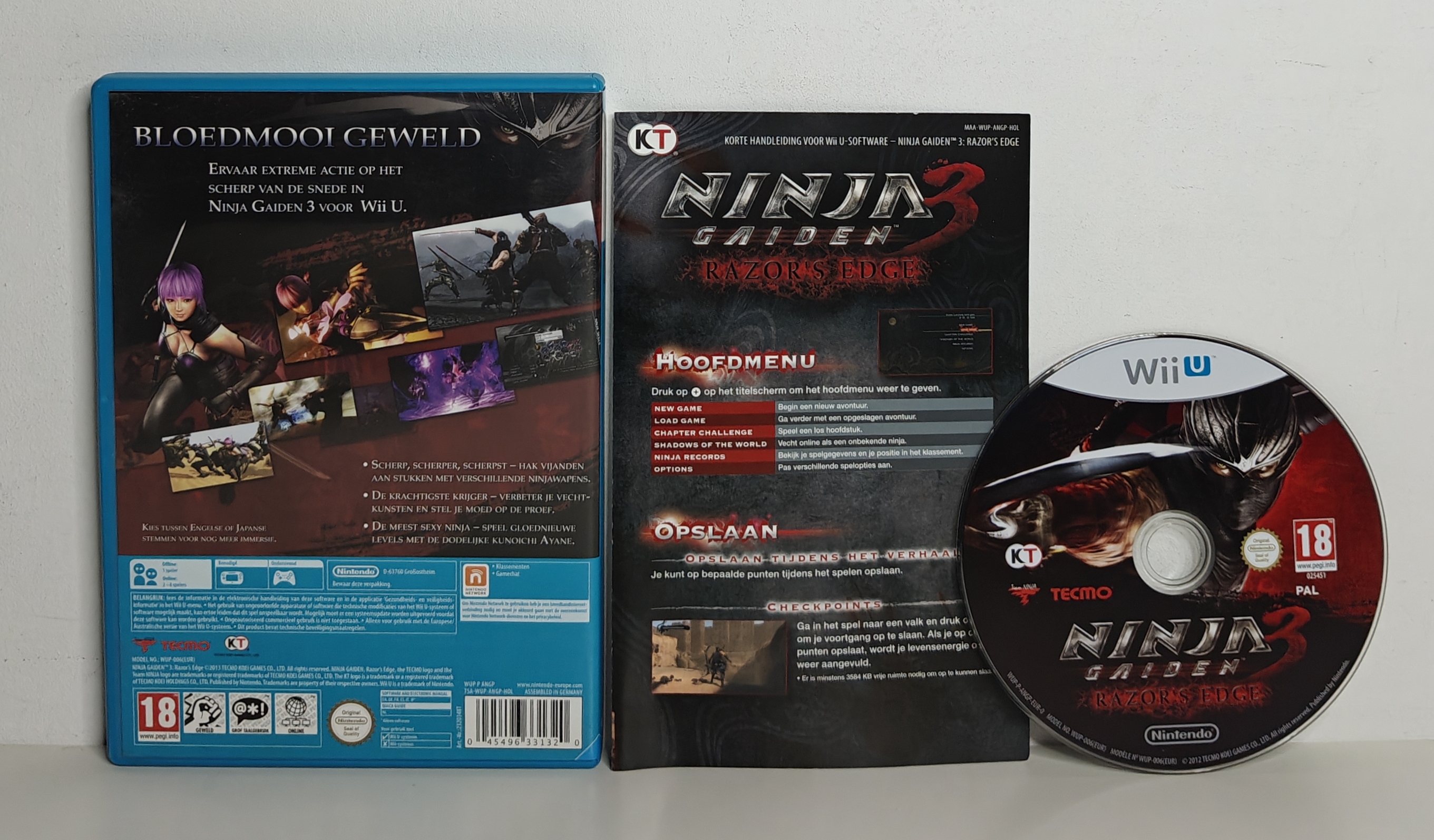Wii U Ninja Gaiden 3 Razor's Edge (CIB) HOL