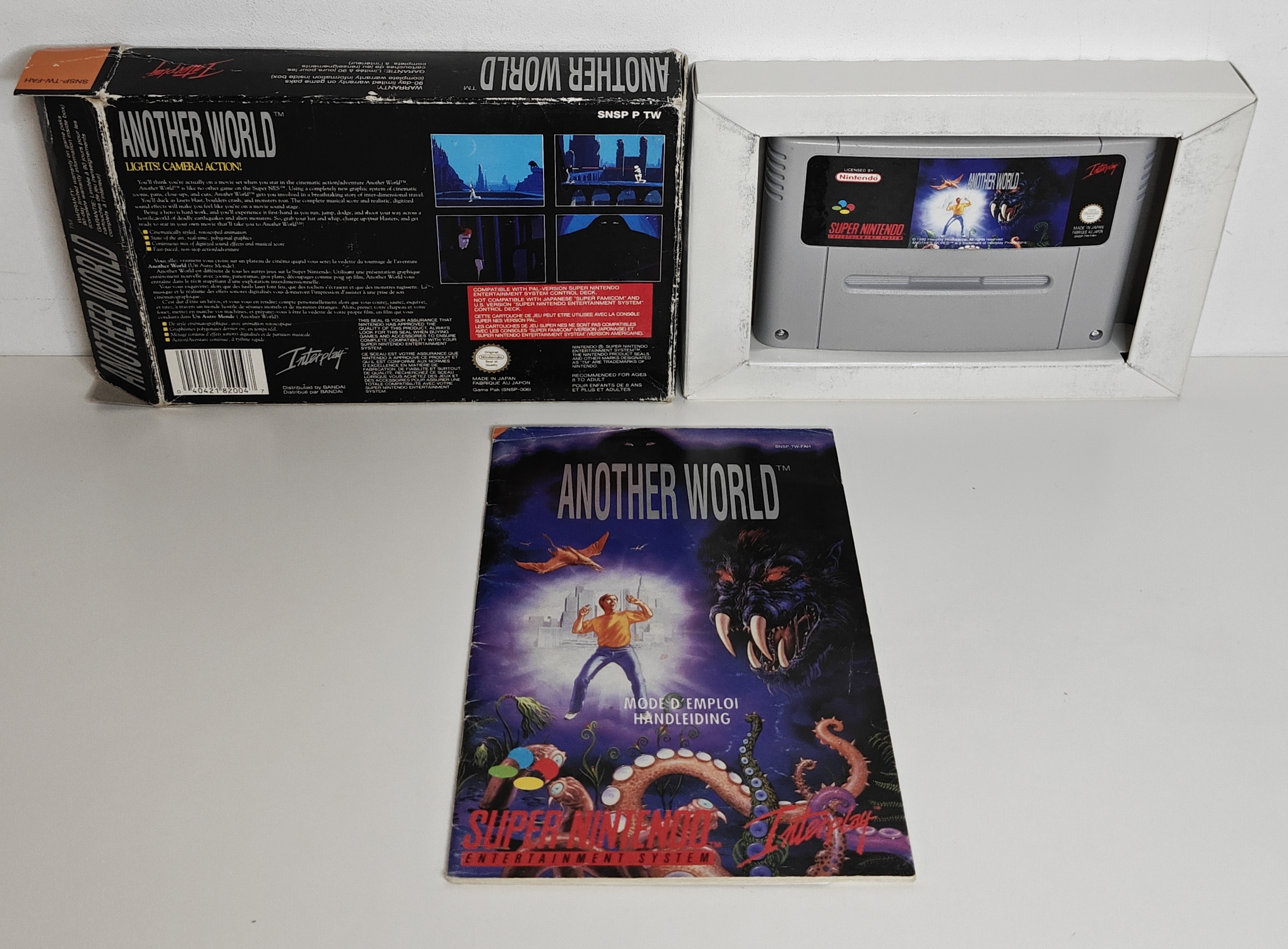 SNES Another World (CIB) FAH