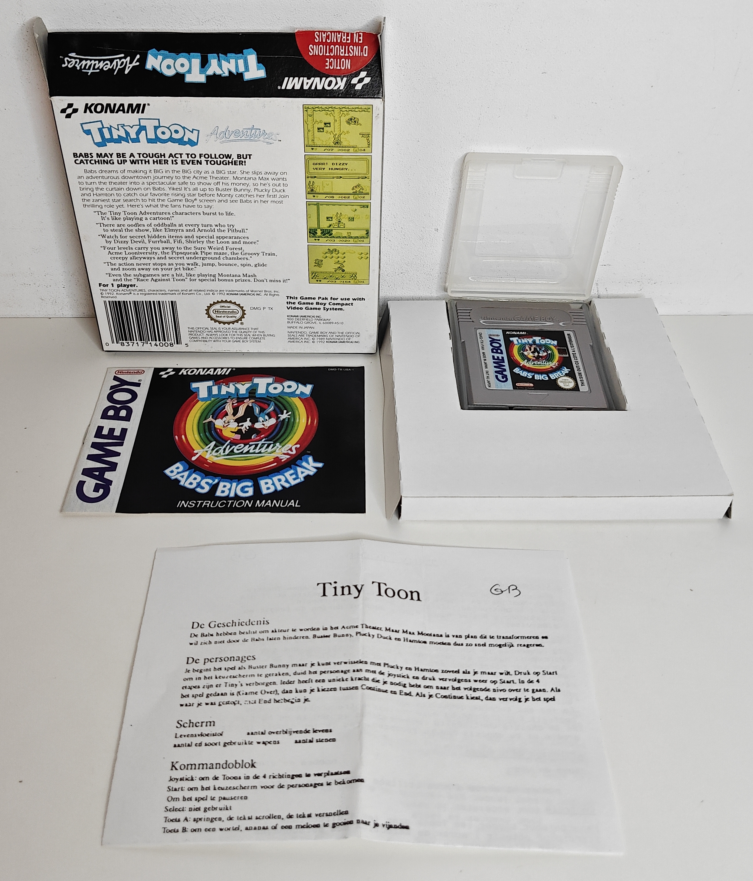 GB Tiny Toon Adventures - Babs' Big Break (CIB) USA/FAH
