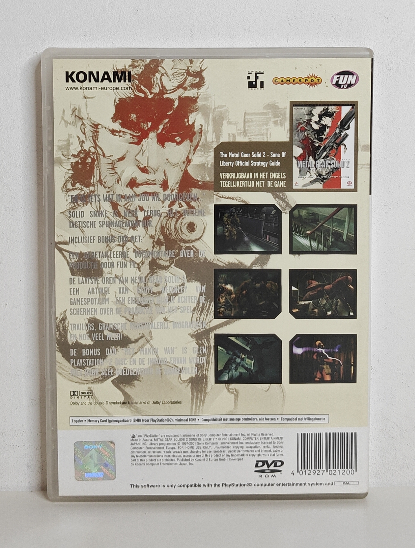 PS2 Metal Gear Solid 2 Sons of Liberty (CIB)
