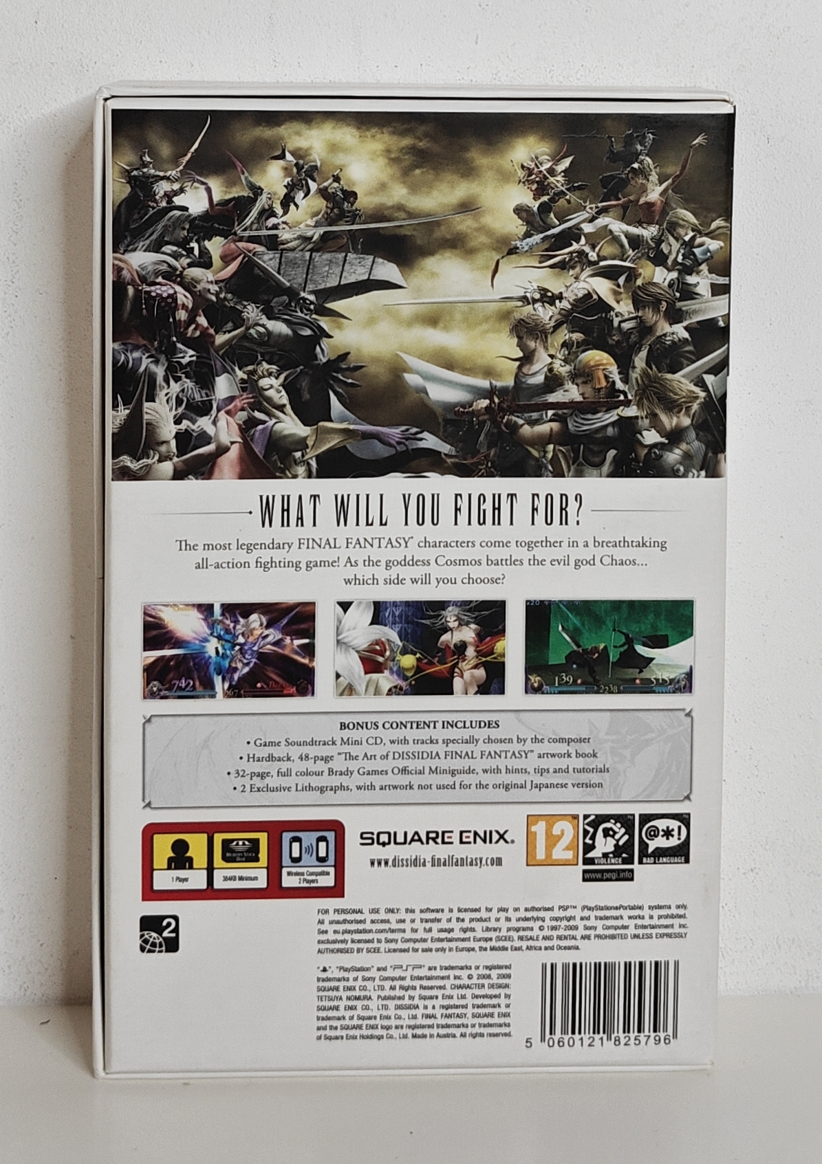 PSP Dissidia Final Fantasy Limited Collector's Edition (CIB)