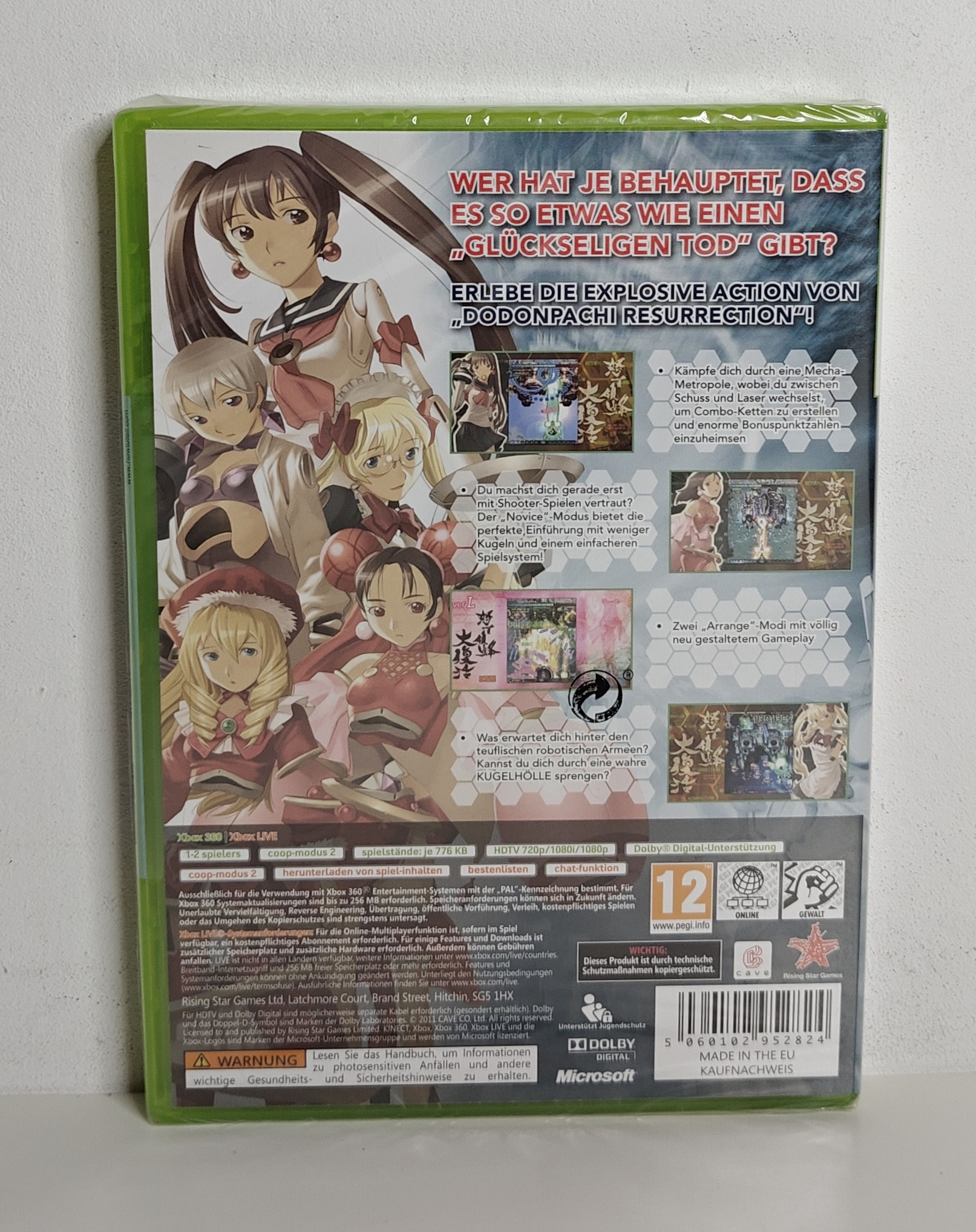 Xbox 360 Dodonpachi Resurrection Deluxe Edition (factory sealed)