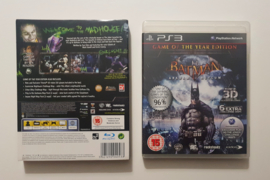 PS3 Batman Arkham Asylum Game of the Year Edition (CIB)