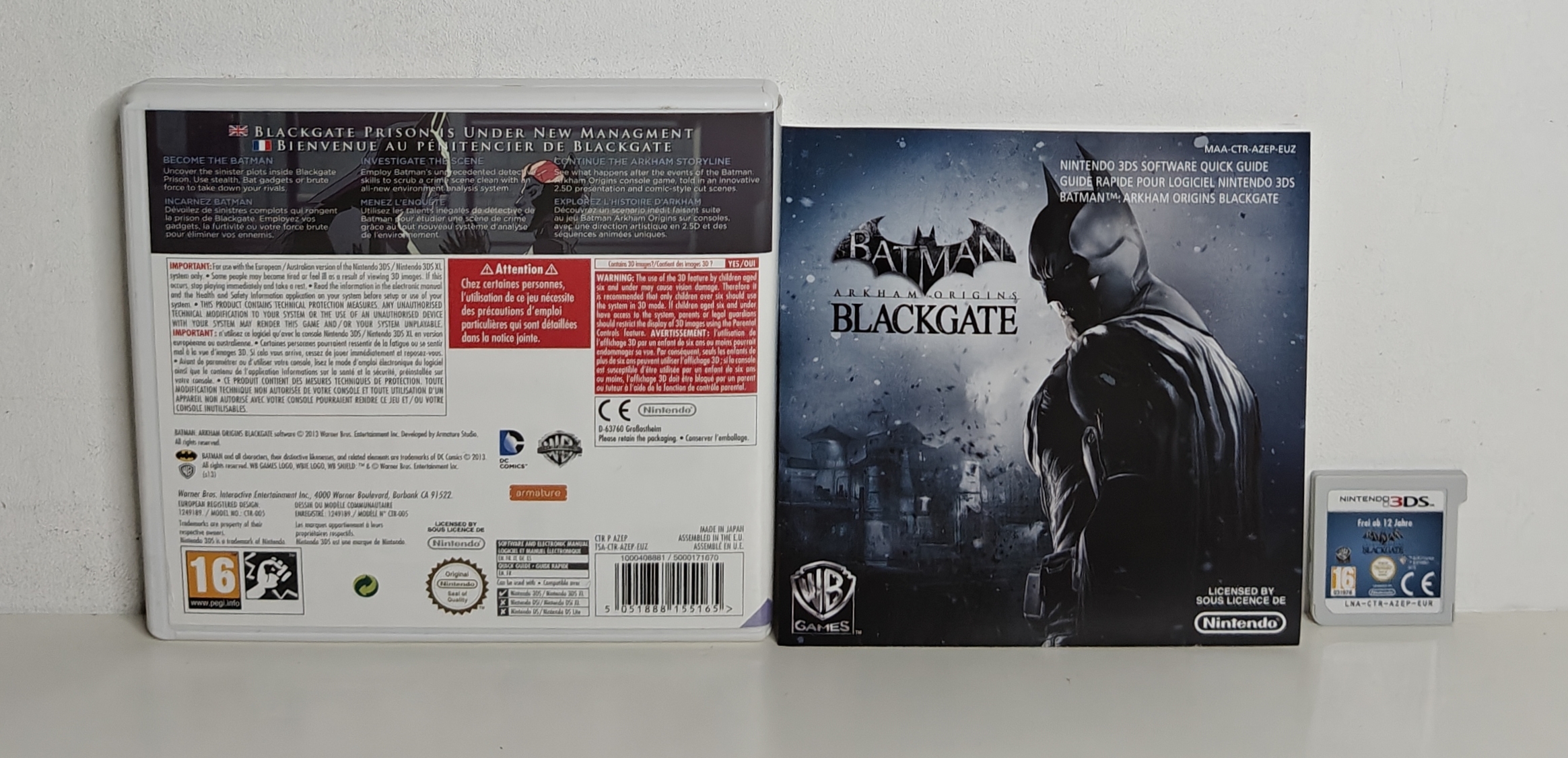 3DS Batman Arkham Origins: Blackgate (CIB) EUZ