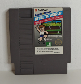 NES Family Fun Fitness - Athletic World (cart only) USA
