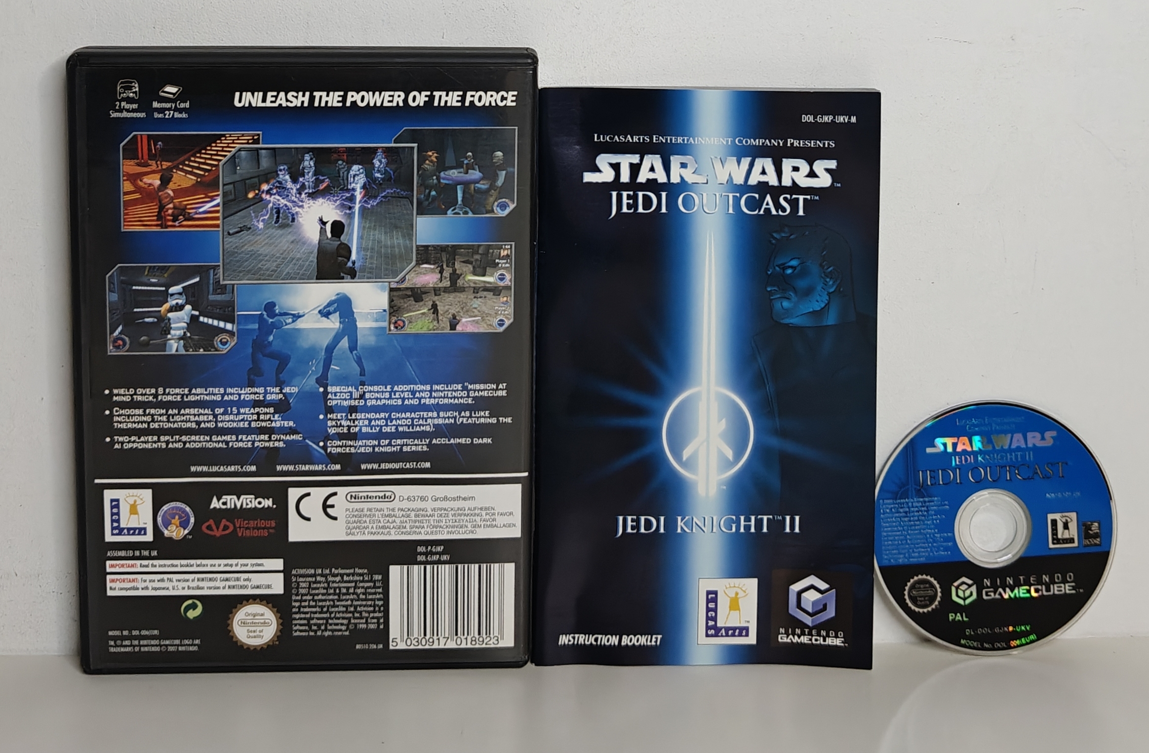 Gamecube Star Wars Jedi Knight II: Jedi Outcast (CIB) UKV