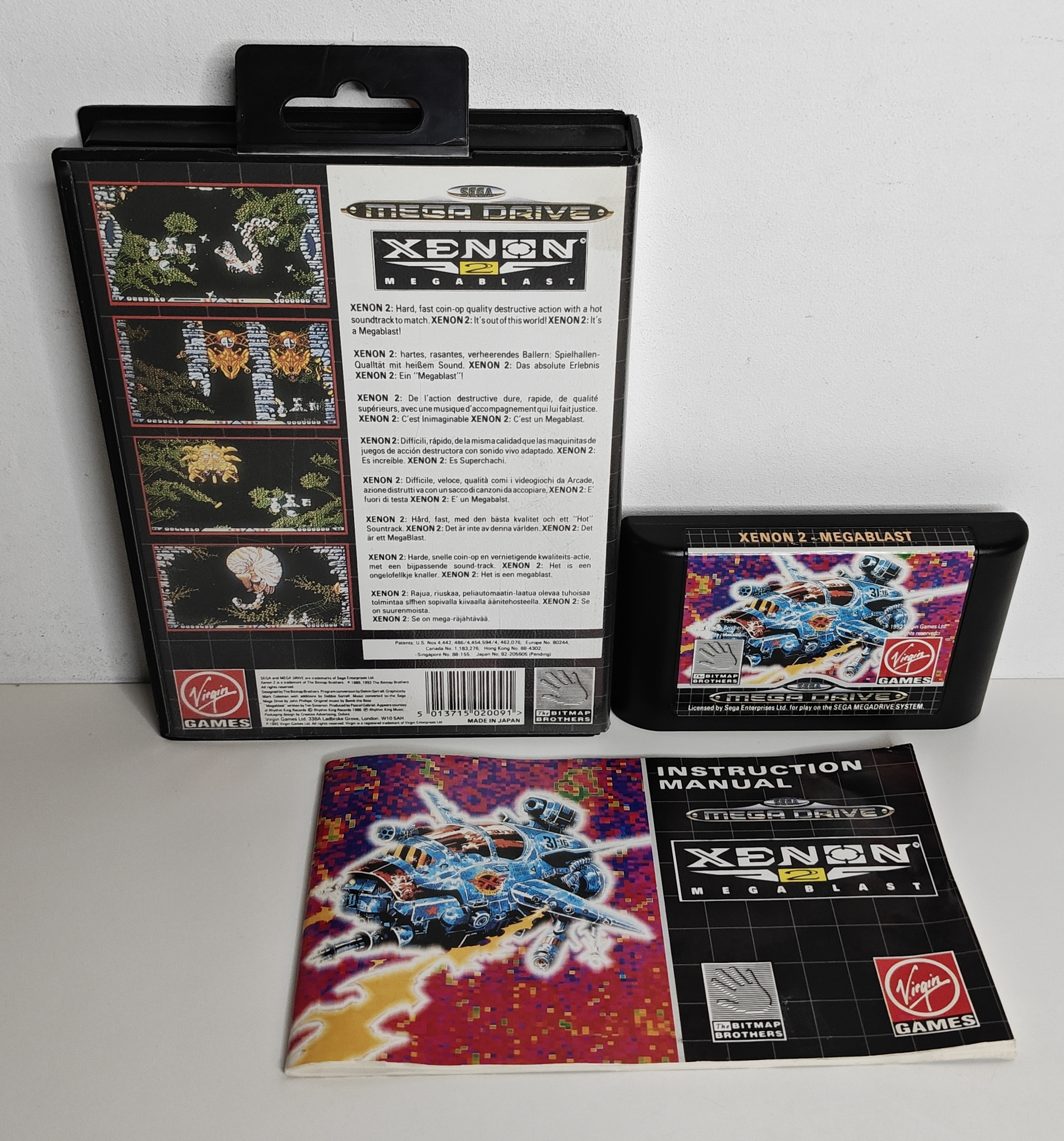 Megadrive Xenon 2 Megablast (CIB)