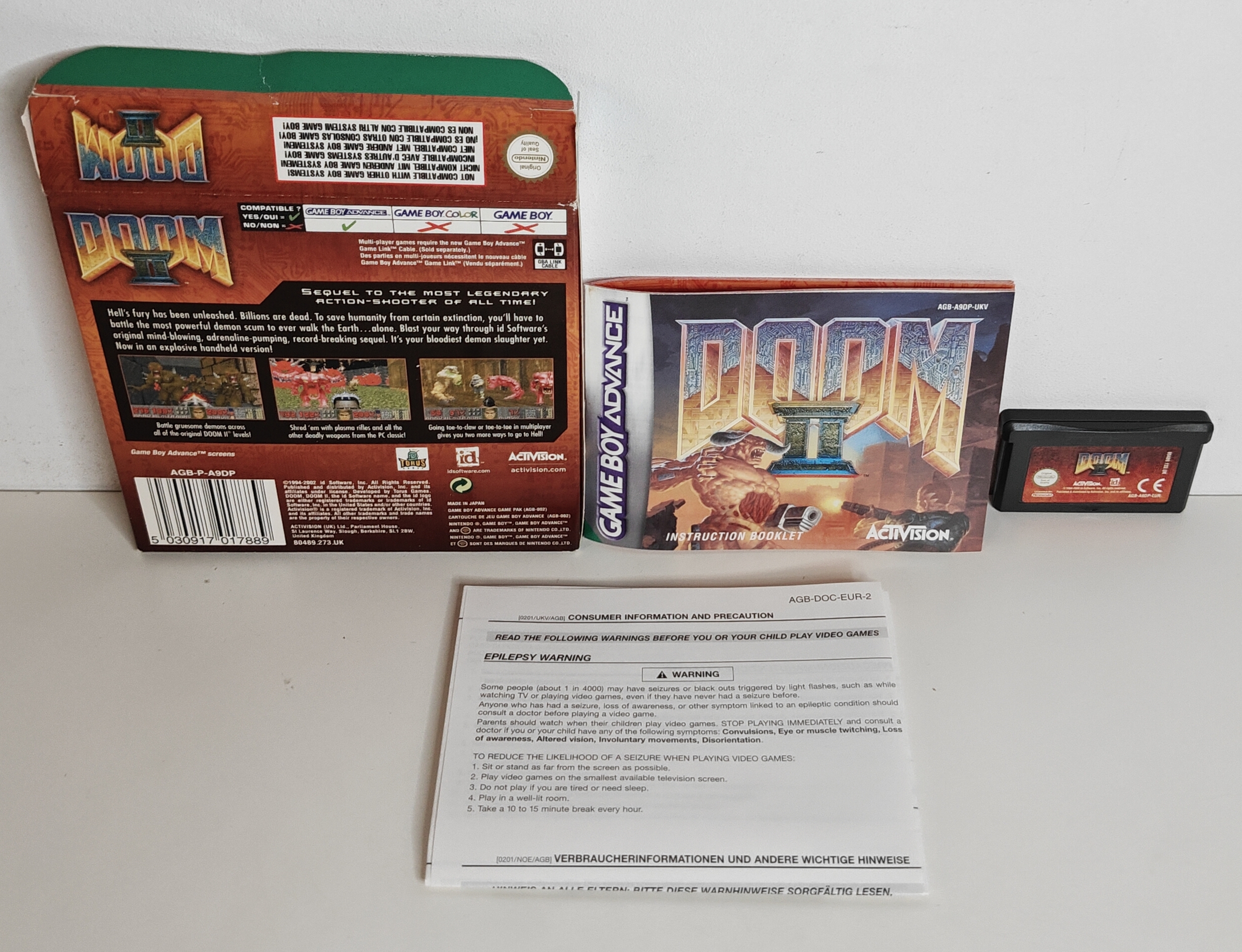 GBA Doom II (CIB) UKV