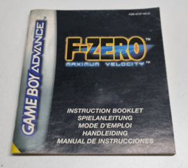 GBA F-Zero Maximum Velocity (manual) NEU5