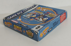 GBA 2 Games in 1 Sonic Advance + Sonic Pinball Party (CIB) FAH