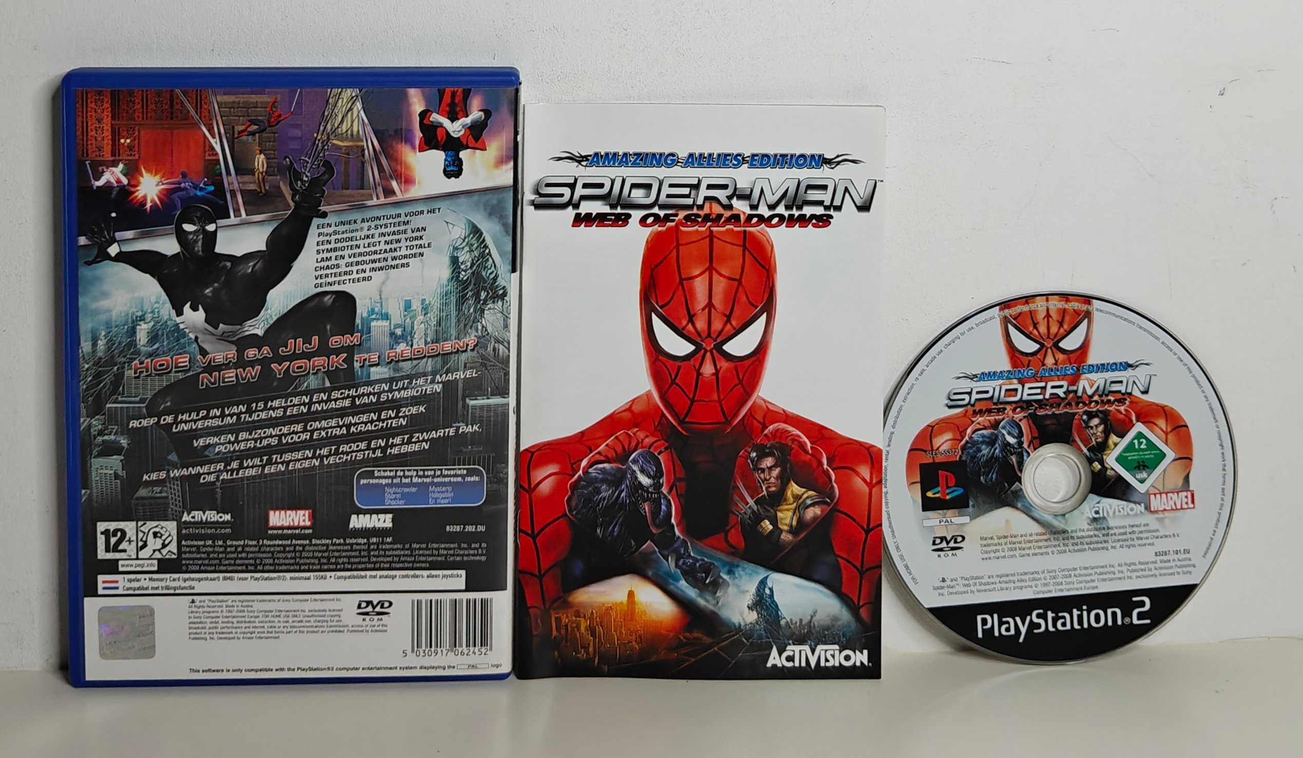 PS2 Spider-Man: Web of Shadows Amazing Allies Edition (CIB)