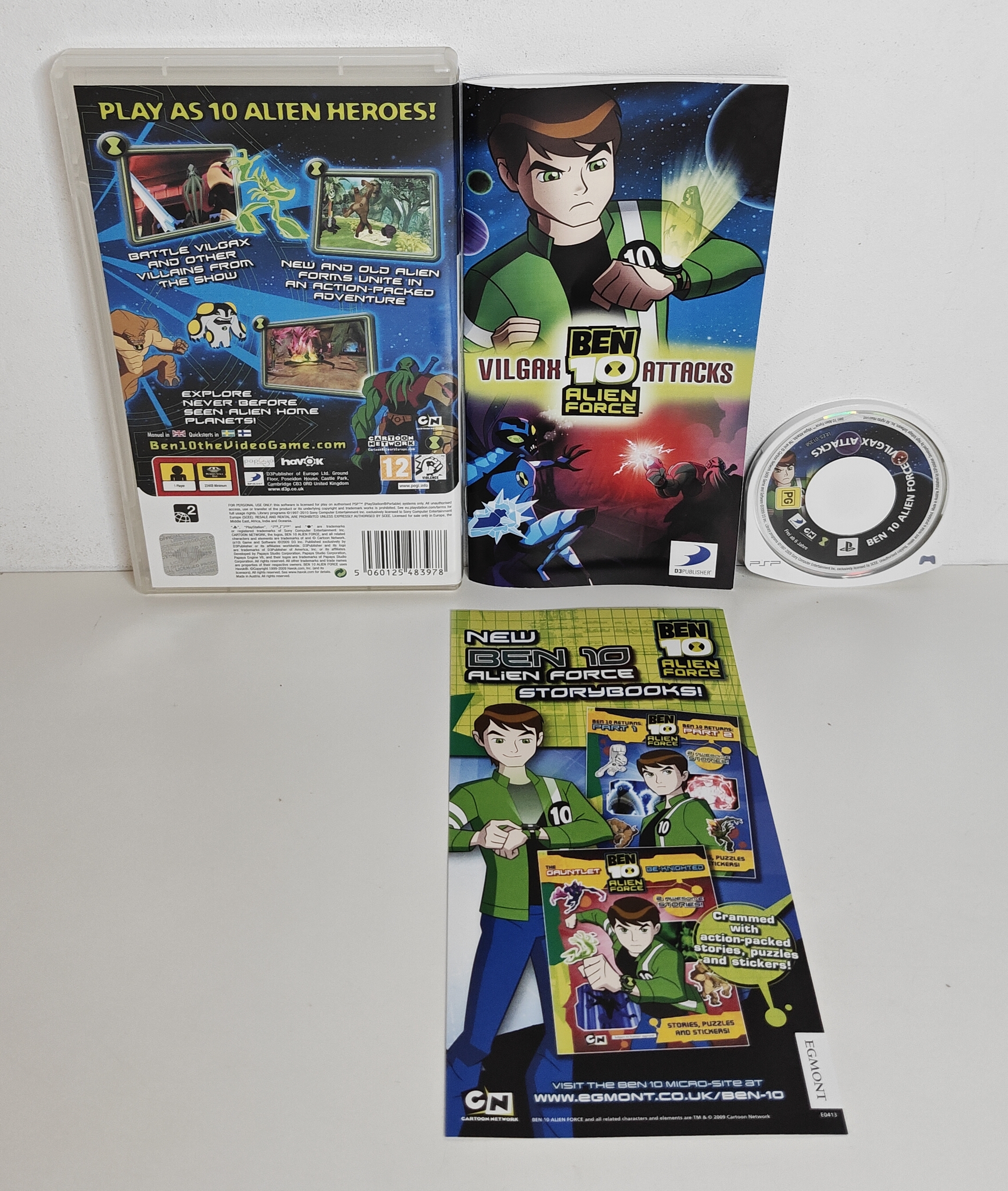 PSP Ben 10 Vilgax Attacks (CIB)