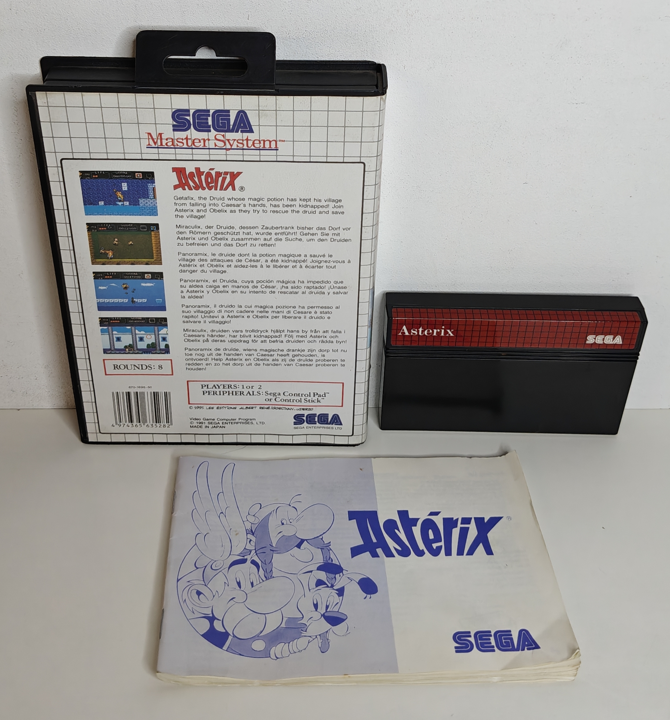 Master System Asterix (CIB)