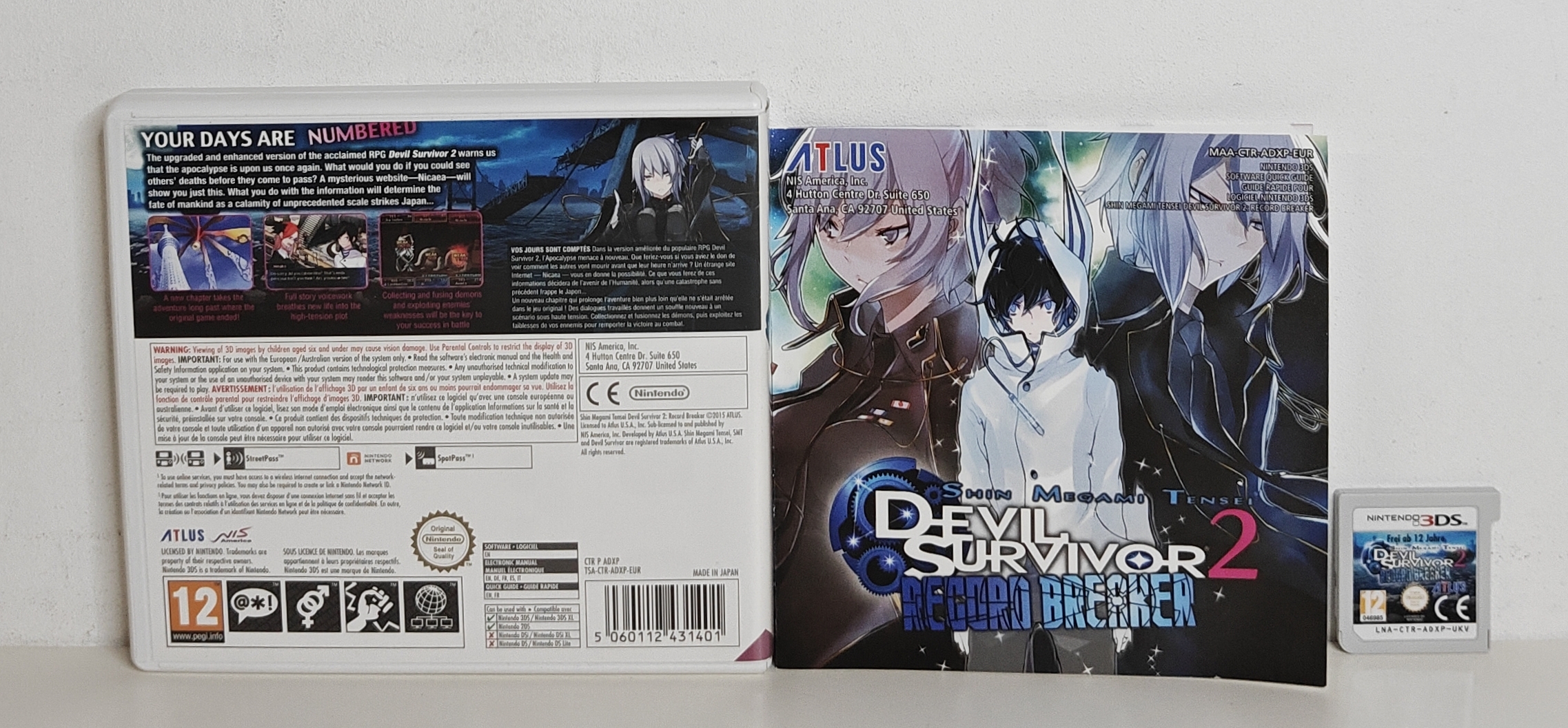 3DS Shin Megami Tensei - Devil Survivor 2 Record Breaker (CIB) EUR