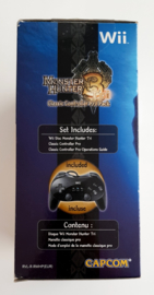Wii Monster Hunter Tri - CLassic Controller Pro Pack (CIB)
